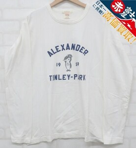 dAJ0116/BARNS ALEXANDER 長袖Tシャツ 日本製 バーンズ