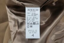 3J0004/AURALEE CASHMERE WOOL OVER JACKET A21AJ02MC オーラリー カシミヤウールオーバージャケット_画像6