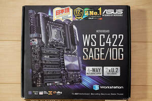 【即決・最終価格・動作確認済み】ASUS WS C422 SAGE/10G Xeon Intel LGA 2066 Dual 10Gbps LAN M.2 U.2 PCIe 7レーン