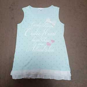 * rio group ribbon motif . frill. pretty tank top! 160