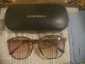  prompt decision * former times thing * M poly- o Armani EMPORIO ARMANI lady's sunglasses!90 period Vintage outside fixed form 350 jpy *