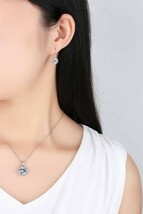 価格破壊！超高級！【極上の逸品】1円～ ◆＃4ct＃希少品 大粒 ダイヤモンドペンダント【プラチナ仕上】ギフト 記念日_画像3