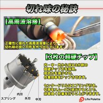 徳用 ステンレス製 超硬 ホールソー ホルソー ホルソ アルミケース セット 穴あけ 16mm 18mm 20mm 22mm 25mm 26mm 28mm 30mm 40mm 50mm_画像3