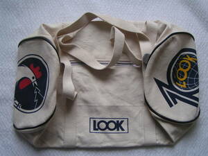 B.【送料込み】45年ほど前の海外旅行「ルック」参加者用「布製バッグ」(1978年のキャンペーンバッグ)