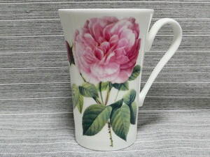未使用 ROY KIRKHAM マグカップ ベルサイユ イギリス製 ボーンチャイナ 薔薇 ばら バラ 