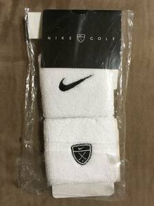 [ free shipping!* now become exceedingly rare unused commodity!]*NIKEGOLF Nike Golf for * wristband * made in Japan /2 piece set / approximately H75×W80mm*