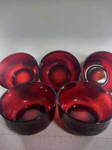  glass tableware grape color 5 customer secondhand goods 