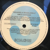 Emilio Santiago / Aquarela Brasileira６ LP Som Livre_画像3