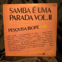 Os Caretas / Pesquisa Ibope (Samba E Uma Parada Vol. II) LP Polydor_画像2