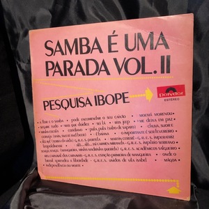 Os Caretas / Pesquisa Ibope (Samba E Uma Parada Vol. II) LP Polydor