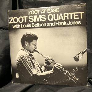 Zoot Sims Quartet / Zoot At Ease LP FAMOUS DOOR・TOSHIBA-EMI