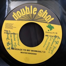 Big Al Downing Walter Rhodes / I'll Be Your Fool Once More Message To My Woman 7inch Double Shot_画像1