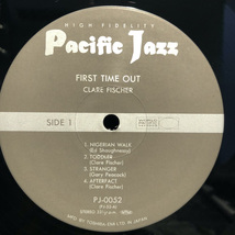 Clare Fischer / First Time Out LP Pacific Jazz ・TOSHIBA-EMI_画像3