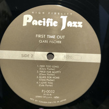 Clare Fischer / First Time Out LP Pacific Jazz ・TOSHIBA-EMI_画像5