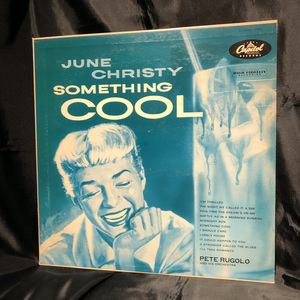 JUNE CHRISTY / SOMETHING COOL LP CAPITOL・TOSHIBA-EMI