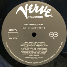 Ella Fitzgerald / Ella Swings Lightly LP VERVE・POLYDOR_画像3