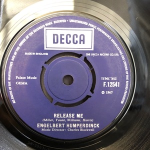 Engelbert Humperdinck / Release Me 7inch Decca