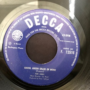 Tom Jones / Green, Green Grass Of Home If I Had You 7inch Decca