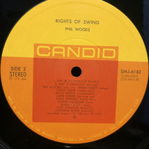 Phil Woods / Rights Of Swing LP CANDID・VICTOR_画像5