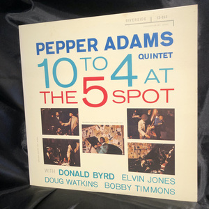 Pepper Adams Quintet / 10 To 4 At The 5-Spot LP RIVERSIDE・VICTOR