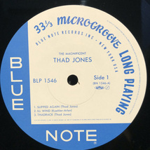 THAD JONES / MAGNIFICENT LP BLUE NOTE ・ TOSHIBA EMI_画像3
