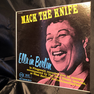 ELLA FITZGERALD / mack the knife ella in berlin LP VERVE ・POLYDOR