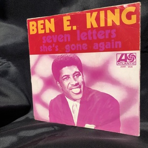 BEN E. KING / Seven Letters ・She's Gone Again 7inch Atlantic