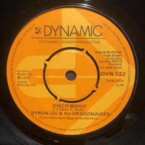 Byron Lee And The Dragonaires / Disco Magic 7inch Dynamic Sounds