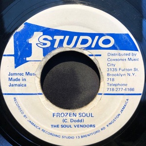 The Soul Vendors / Frozen Soul 7inch Studio One