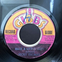 Nicky Thomas / Have A Little Faith If I Had A Hammer 7inch Joe Gibbs Record Globe_画像1