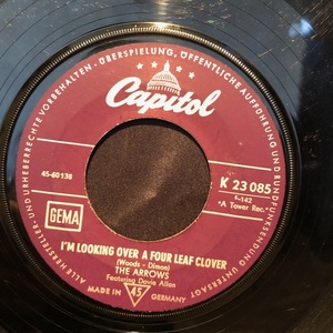 The Arrows / Baby Ruth I'm Looking Over A Four Leaf Clover 7inch Capitol Records