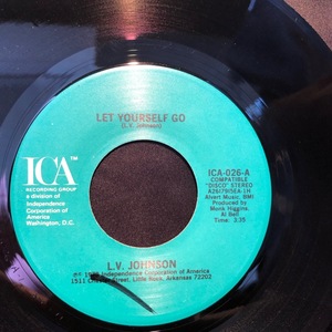 L. V. Johnson / Let Yourself Go 7inch CA Recording Group
