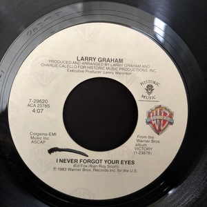 Larry Graham / I Never Forgot Your Eyes 7inch Warner Bros. Records