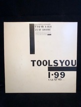 TOOLS YOU CAN TRAST / SAY IT LOW・A BLAZE OF SHAME LP Red Energy Dynamo_画像5