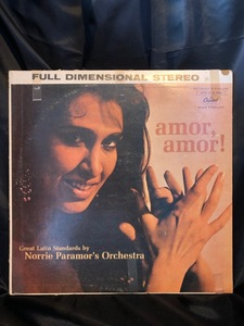 AMOR,AMOR! / GREAT LATIN STANDARDS BY NORRIU PARAMOR'S ORCHESTRA LP CAPITOL RECORDS