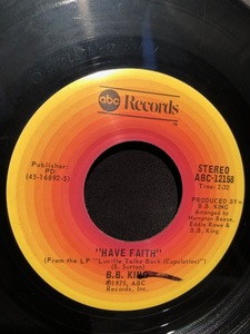 B.B. King / When I'm Wrong 7inch ABC Records