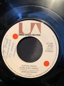 Leon Hayward / Irma Thomas Hurtin' Inside (Pain In My Heart) If This Is The Man's World 7inch United Artists Records