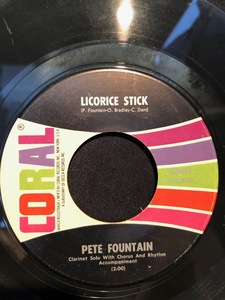 Pete Fountain / Licorice Stick 7inch Coral