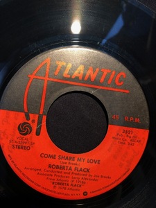 Roberta Flack / When It's Over 7inch Atlantic