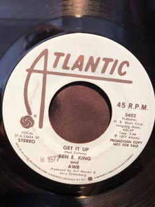 Ben E. King And AWB / Get It Up 7inch Atlantic