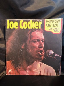 JOE COCKER / PARDON ME SIR 7inch A Cube records