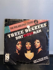 THREE DEGREES / dirty ol man・can't you see what you're doing to me 7inch PIR