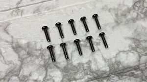 ☆新品未使用☆ 3×12mmタッピングビス 10本 タミヤ 組立てキット付属品 【DT-02 DT-03 DF-03 TT-02】