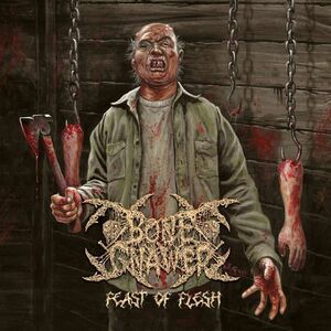 BONE GNAWER - Feast of Flesh ◆ 2009/2022 再発 MASSACRE, PAGANIZER, RIBSPREADER, NAGLFAR ホラー・デスメタル デヴュー作