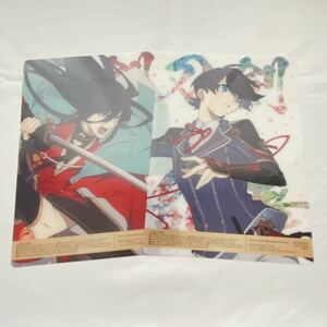 刀剣乱舞 オンライン 和泉守兼定 堀川国広 クリアポスター ファミリーマート