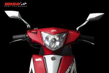 【正規品】TTミラー艶消CA白10逆マジェスティ250マグザムXJR400/SR400/MT-09/トリシティ155/NMAX125/NMAX150/マジェスティC/ビラーゴ400_画像7