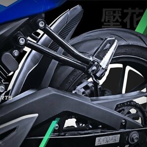 【専用設計】GSXR125/GSXR150/GSXS125/GSXS150カーボン調リアフェンダー/リヤフェンダー 泥よけ【フェンダー部分35%UP/全長25%UP】の画像7