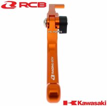 [限定]レーシングボーイ(RCB)CNCブレーキレバー右側/灰 KSR50[MX050A/MX050B]KSR110[KL110A/KL110D] [カワサキ純正品番46092-1119互換]_画像7