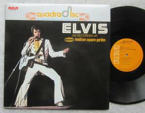 LP★送料無料★Elvis Presley/Elvis As Recorded At Madison Square Garden■国内盤　4チャンネル