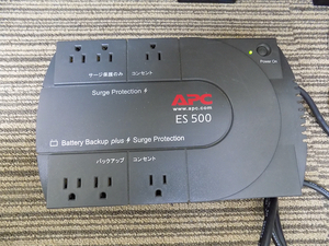 APC ES500 無停電電源装置 UPS バッテリーの交換が必要です ジャンク 中古